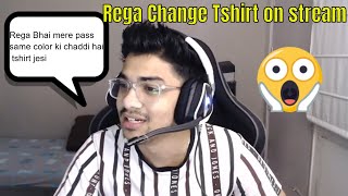 Rega Tshirt like a chaddi | rega looking for GF | goldy rega | rega troll krutika plays live