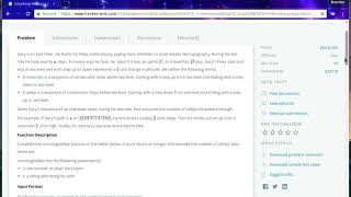 Hackerrank - Counting Valleys - Solution C++