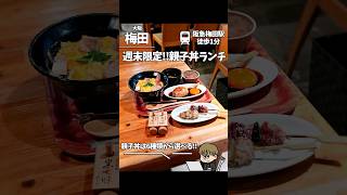 【梅田】週末がお得な親子丼ランチ