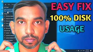 Fix 100% Disk Usage | Easy Steps | Tested on Win 10