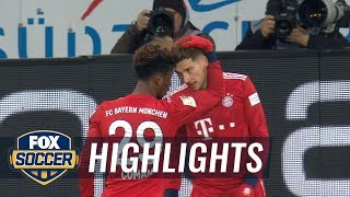 Leon Goretzka puts Bayern Munich ahead against Hoffenheim | 2018-19 Bundesliga Highlights