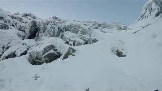 HELVELLYN Winter Scramble on Browncove Crags