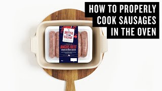How To Properly Cook Sausages In The Oven