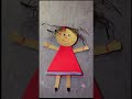 video 207 easy paper doll diy for kids shorts amruzz craft