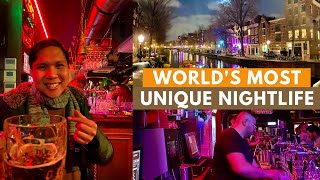 UNIQUE Nightlife in AMSTERDAM | Where S*x Work \u0026 Weeds Are Legal