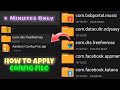 How To Apply Config File | Free Fire Headshot Config File Settings | Zarchiver