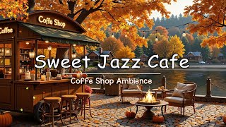 Cozy Morning Saturday at Lakeside Coffee Shop  🌅 Smooth Jazz for a Happy State of Mind