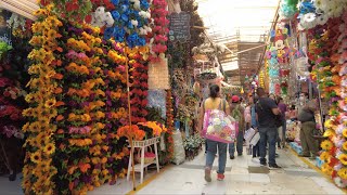 4K Walk - Mexico City - La Merced Market - Largest Retail Mercado in CDMX - DJI Pocket 2