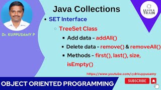 68 TreeSet Class - SET and SortedSET Interfaces: Add & Delete data
