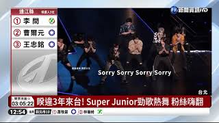 Super Junior小巨蛋開唱! 團員大秀中文撩粉絲｜華視新聞 20221126