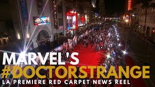 Doctor Strange Hollywood Premiere Red Carpet Video News Release #Interviews