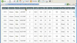 Census at School Canada — Episode 12: Importing the class results with TinkerPlots