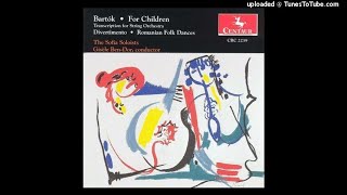 Béla Bartók arr. Leó Weiner : 10 pieces from 'For Children' (1908-09 rev. 1945), arr. for strings