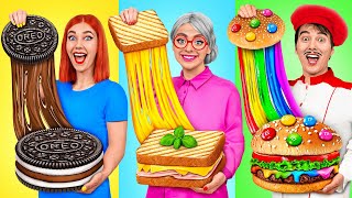 Me vs Grandma Cooking Challenge | Crazy Challenge by Mega DO Challenge