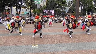 黒川参差踊連中「2017盛岡さんさ踊り」 盛岡駅 滝の広場