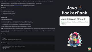 Java HackerRank | Java Stdin and Stdout (2) | No Talking