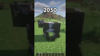 Minecraft 2023 vs 2050 years #minecraft #minecraftshorts #minecraftrealistic #shorts #shorts