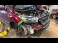 2017 Ford Escape engine removal. Sons car. New short block engine. #engineremoval #fordescape