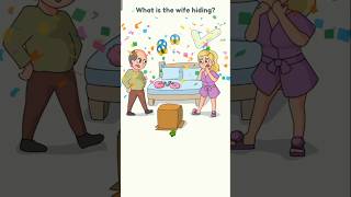 What is the wife hiding?🤔DOP 2 Delete One Part All Level Game Play ⏯️#shorts #youtubeshorts