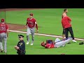 試合直前ウォームアップ【大谷翔平選手】元気な姿が何より一番いい！shohei ohtani warm up vs astros 9.12.2021