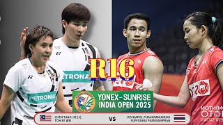 Fuhh!Menang!!🇲🇾Chen Tang Jie-Toh Ee Wei  Beraksi CEMERLANG Mara Ke SUKU AKHIR🔥!!|India Open 2025|