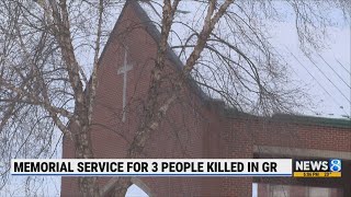 Memorial service for three people killed in Grand Rapids