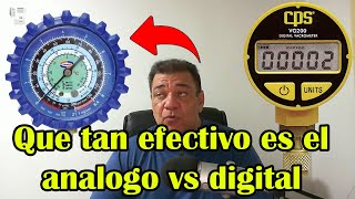 Vacuómetro ANALOGO QUE TAN EFECTIVO ES versus EL DIGITAL