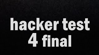 HACKER TEST, LEVEL 17, 18, 19 e 20