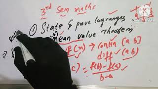 Lagranges mean value theorem 3 semaths important question
