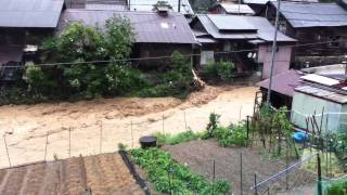 悲惨な記憶、台風12号奈良県吉野川増水2