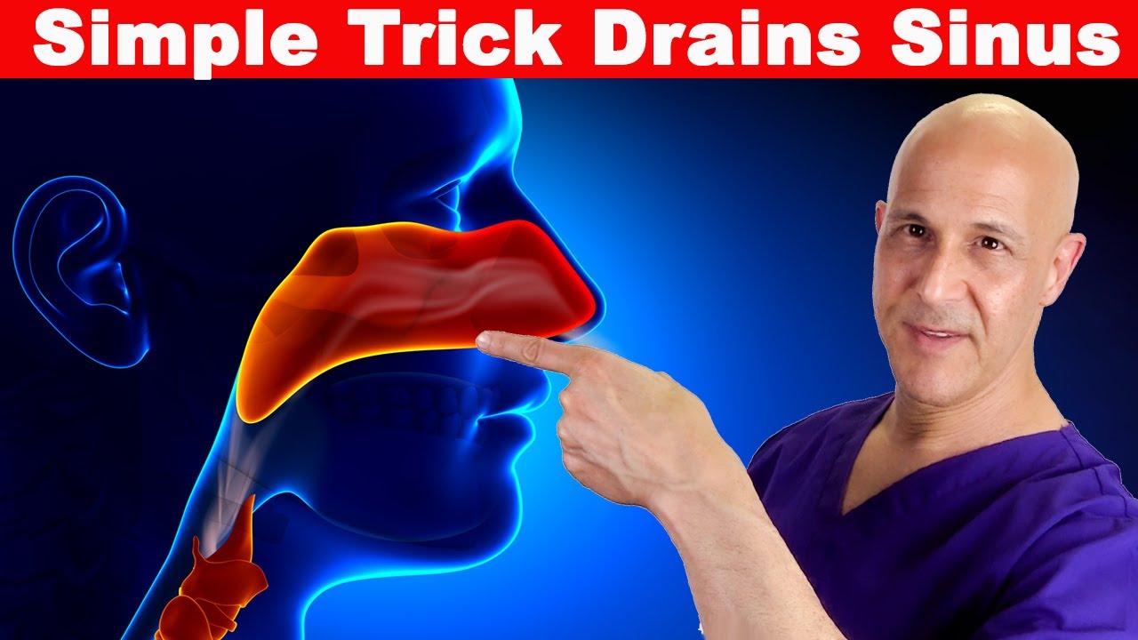 Simple Trick Drains Sinus In 1 Move Created By Dr Mandell Youtube