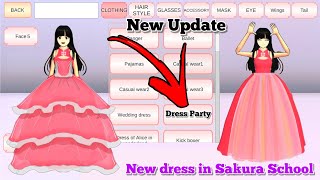 يوجد فستان احتفال جديد في تحديث ساكورا سكول New Party Dress in Update Sakura School