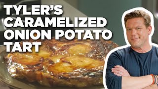 Tyler Florence's Caramelized Onion Potato Tart | Tyler's Ultimate | Food Network