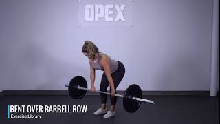 Bent Over Barbell Row - OPEX Exercise Library