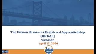 Virtual Information Session: HR Registered Apprenticeship Program