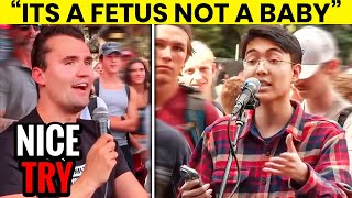 Liberal CHALLENGES Christian Charlie Kirk on Abortion and Gets ABSOLUTELY DESTROYED!