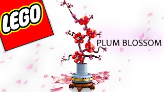 A BEAUTIFUL LEGO DECOR Plum Blossom Botenical Collection (10369)