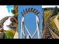 3 Awesome Roller Coasters At Walygator Parc Grand Est in France! Front Seat & Back Seat POV!