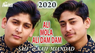 2020 New Manqabat | Ali Mola Ali Dam Dam (Medley) | Saif Miandad And Kaif Miandad | Hi-Tech Islamic