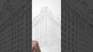 Drawing Hotel Plaza Home Alone 2 #shorts