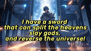 I have a sword that can split the heavens, slay gods, and reverse the universe!
