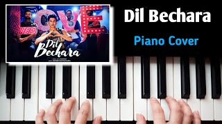 Dil Bechara Title Track Piano Tutorial | Sushant Singh Rajput | A.R.Rahman | Piano Cover Dil Bechara