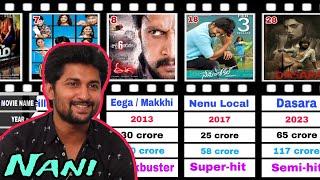 Nani | All Movies Budget and Collections .(2008-2024) Hit or Flop