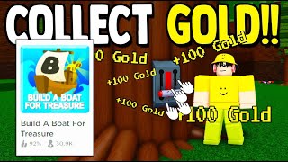 *COLLECT* FREE GOLD!! | Build a Boat for Treasure ROBLOX