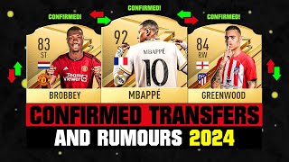 NEW CONFIRMED TRANSFERS & RUMOURS! 🤪🔥 ft. Mbappe, Brobbey, Greenwood... etc