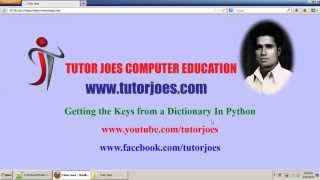 Python Tutorial : Getting Keys From A Dictionary In Python Tamil Part-14