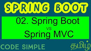 02. Spring vs Spring boot | Spring Boot Beginners tutorial | Code Simple
