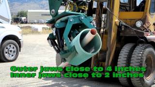 Gater Grapples' Dual Pipe Grapple for Excavators