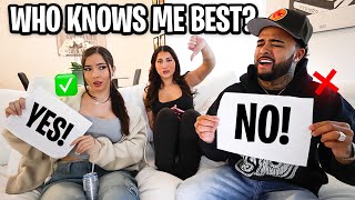 WHO KNOWS ME BETTER? (BOYFRIEND VS. BEST FRIEND)