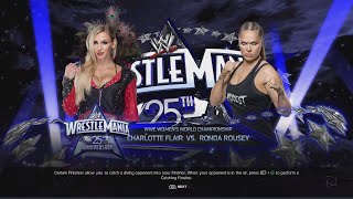 Charlotte Flair vs. Ronda Rousey – WrestleMania: WWE Women's Championship